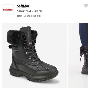 🆕️ SoftMoc Size 7 Black Shakira 4 Winter Boots - Giftable BNWT BNIP